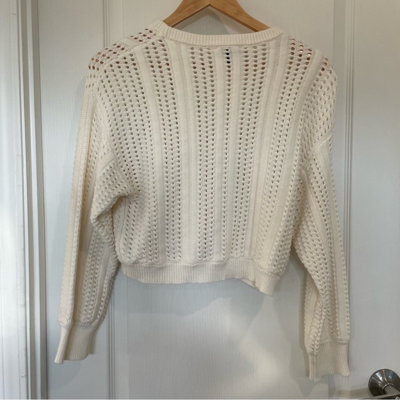 Pink Rose Womens Cream Sweater Size Small - Picture 2 of 12